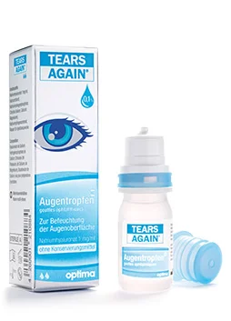 TEARS AGAIN® MD Augentropfen Natriumhyaluronat 1 mg/ml, steril, ohne Konservierungsmittel Inhalt: 10 ml