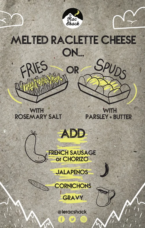 Great Gallery Menu Rac Le Rac Shack