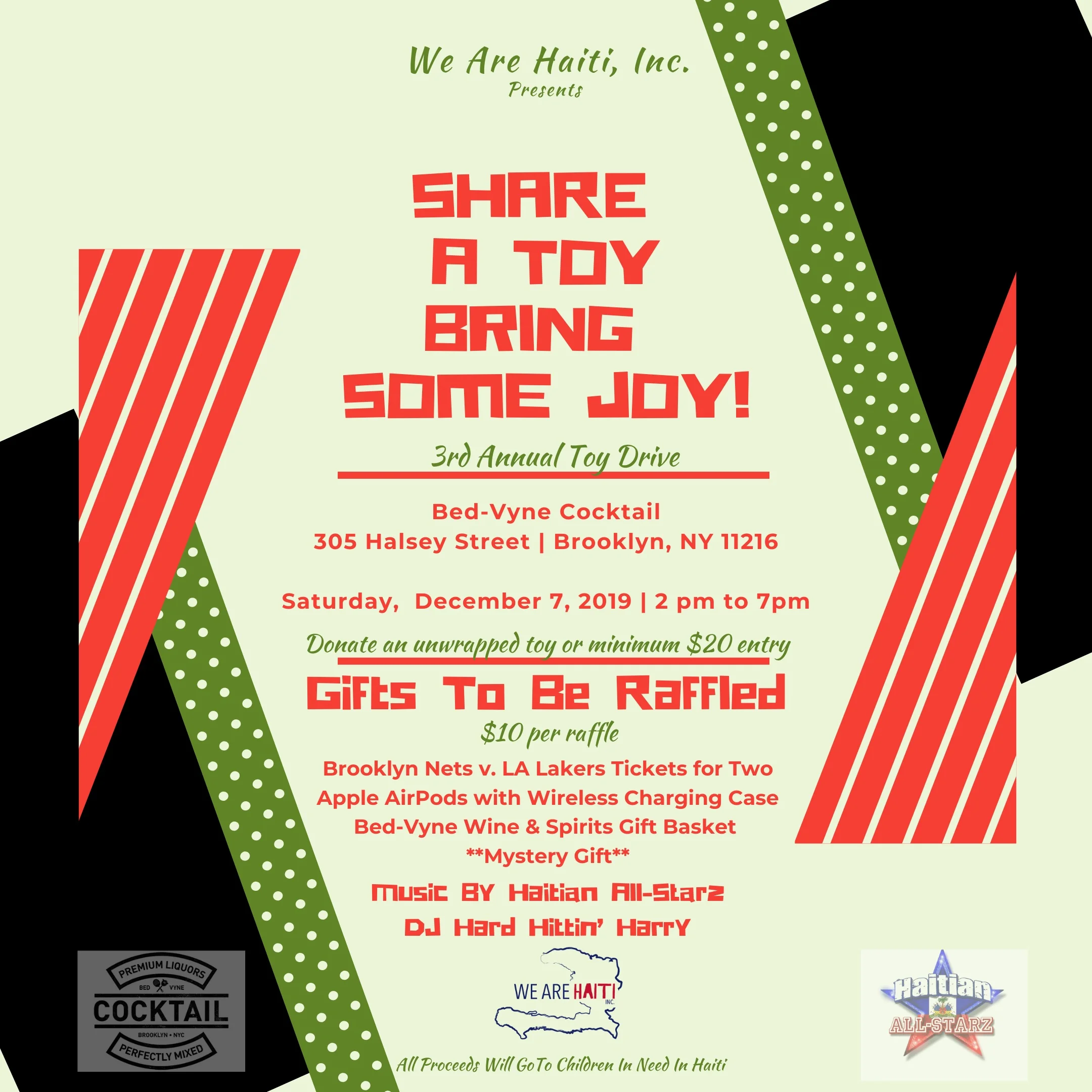3RD ANNUAL TOY DRIVE, SPARE A TOY, BRING SOME JOY!