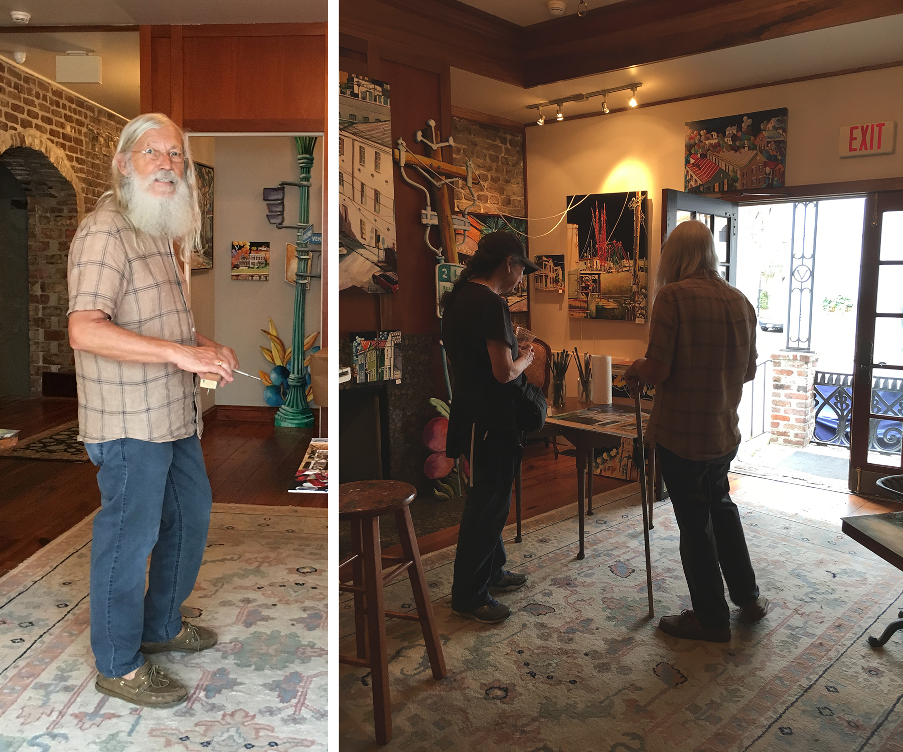 Fred Jamar: Artist in residence at the Vendue Hotel