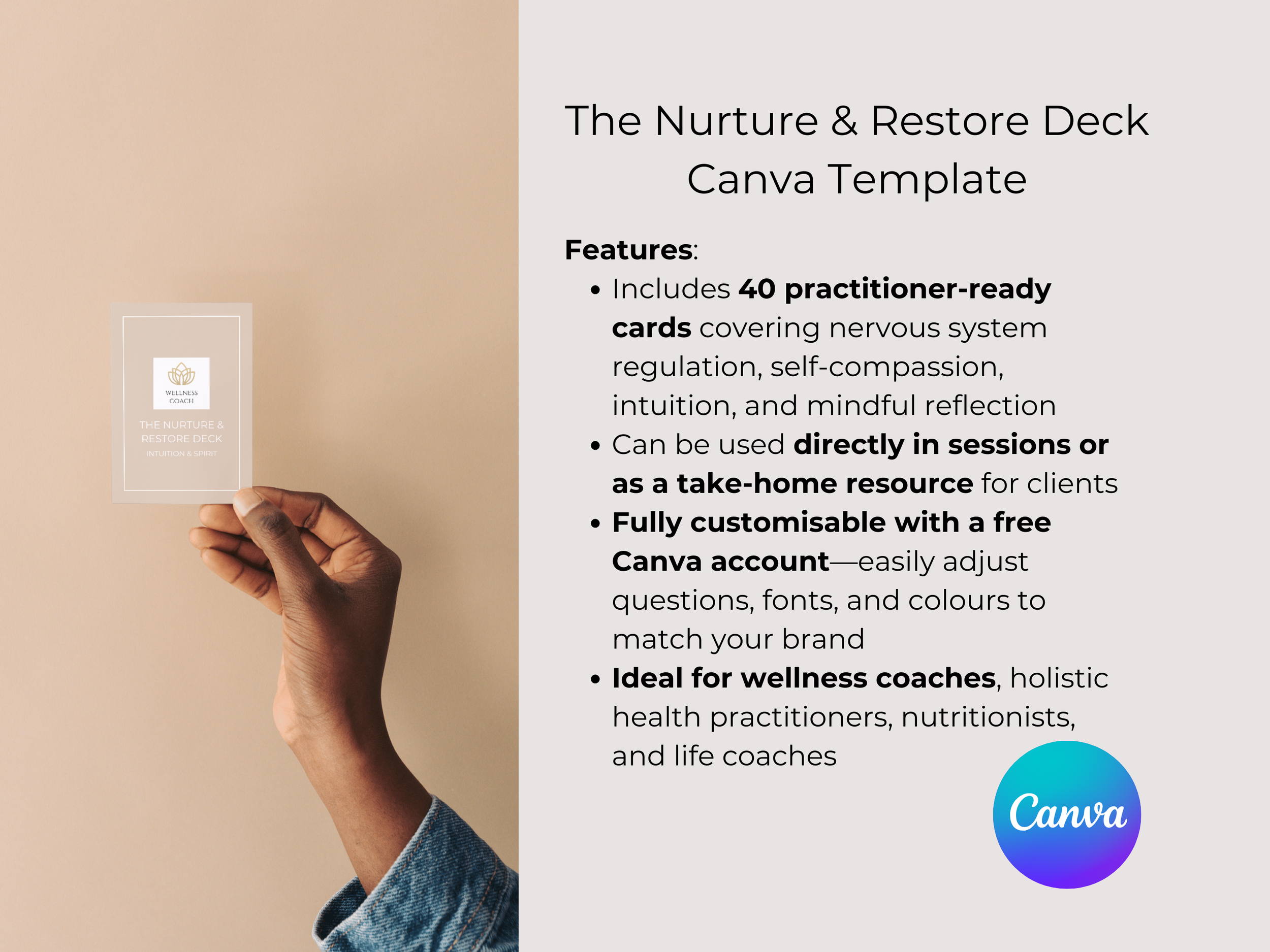 The Nurture & Restore Affirmation Deck Canva Template SAND  Ads.png (Copy)
