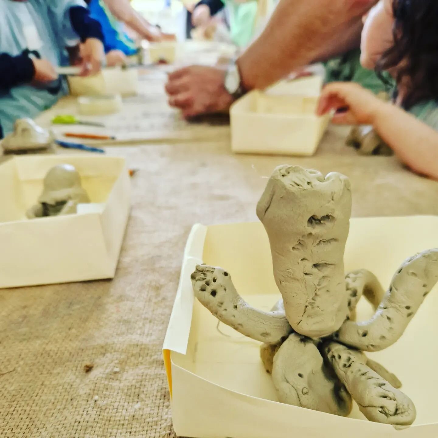 Thank you to everyone who visited us today @muckross.house.killarney for #Cruinni&ugrave;nan&Oacute;g2023
Wonderful to see you all. 

Keep playing,  wondering,  creating, exploring, and making art along the way. 
#process #art #clay #play #paint #mak