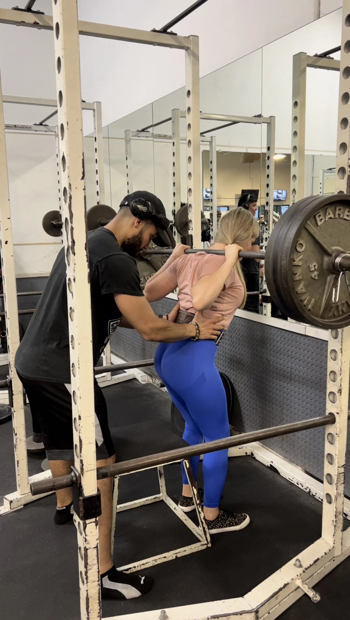Olya's Box Squat All-Time PR