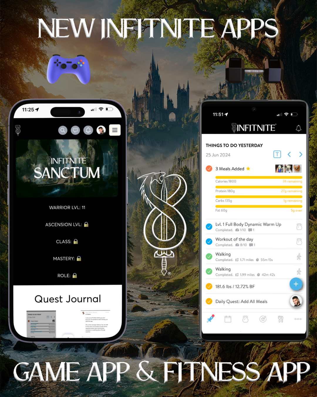 New Game App & Fitness App Now Available Across All Realms