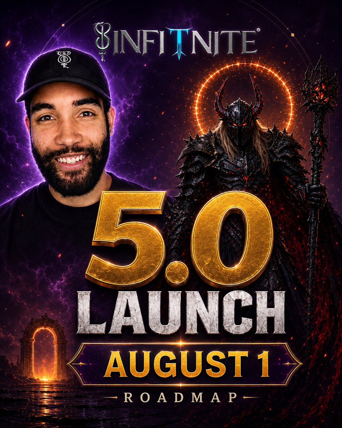 Infitnite 5.0 Launch Roadmap: Global Launch August 1st
