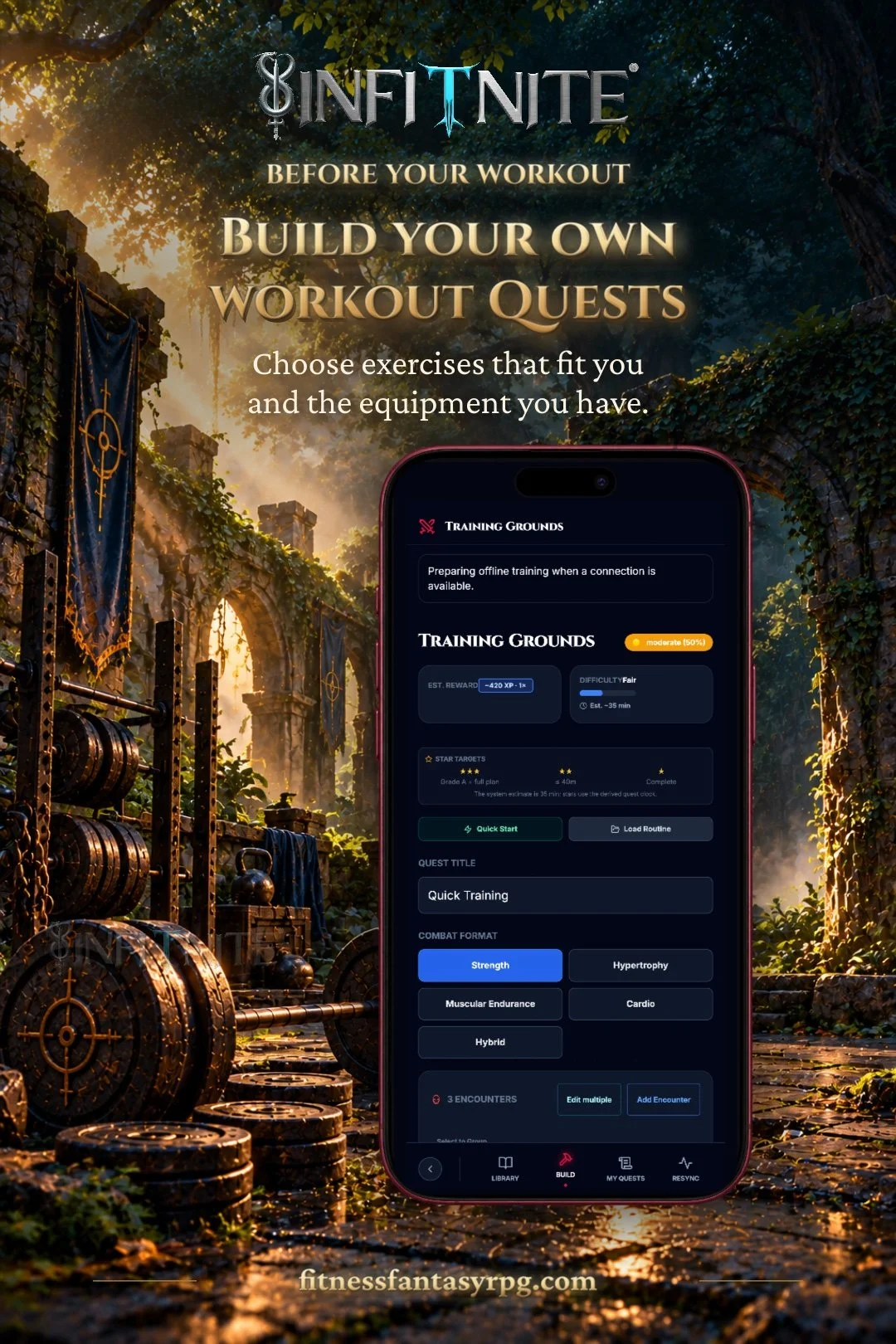 Build your own workout Quests