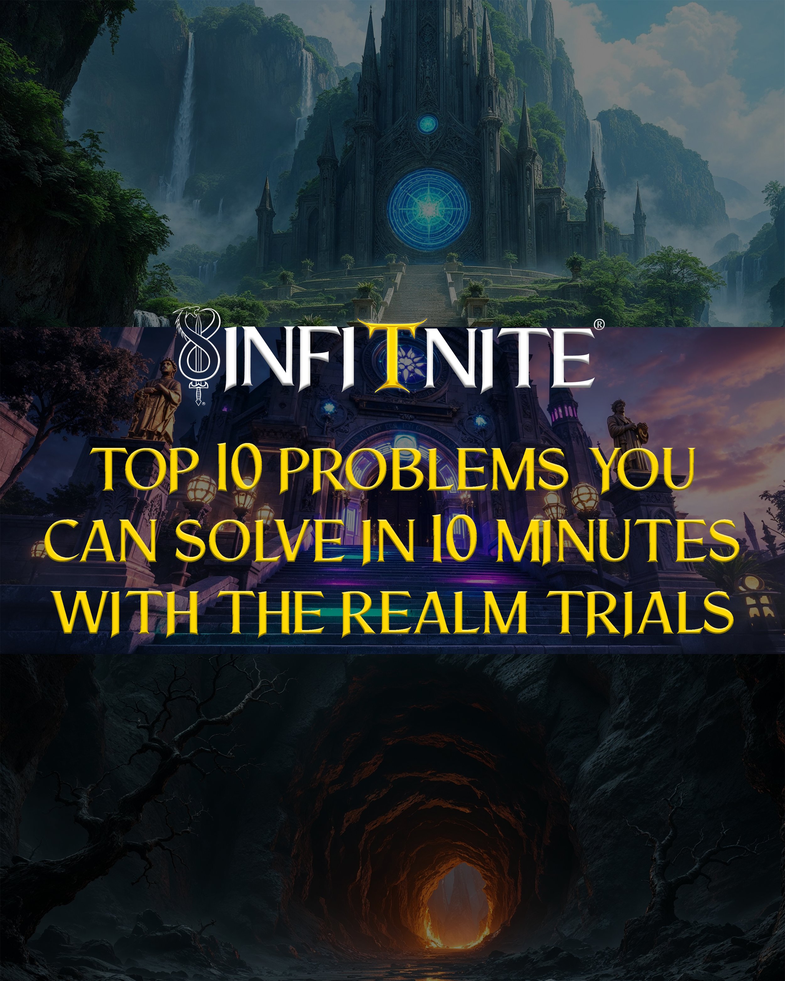 Top 10 Problems You Can Solve in 10 Minutes with the Infitnite Realm Trials