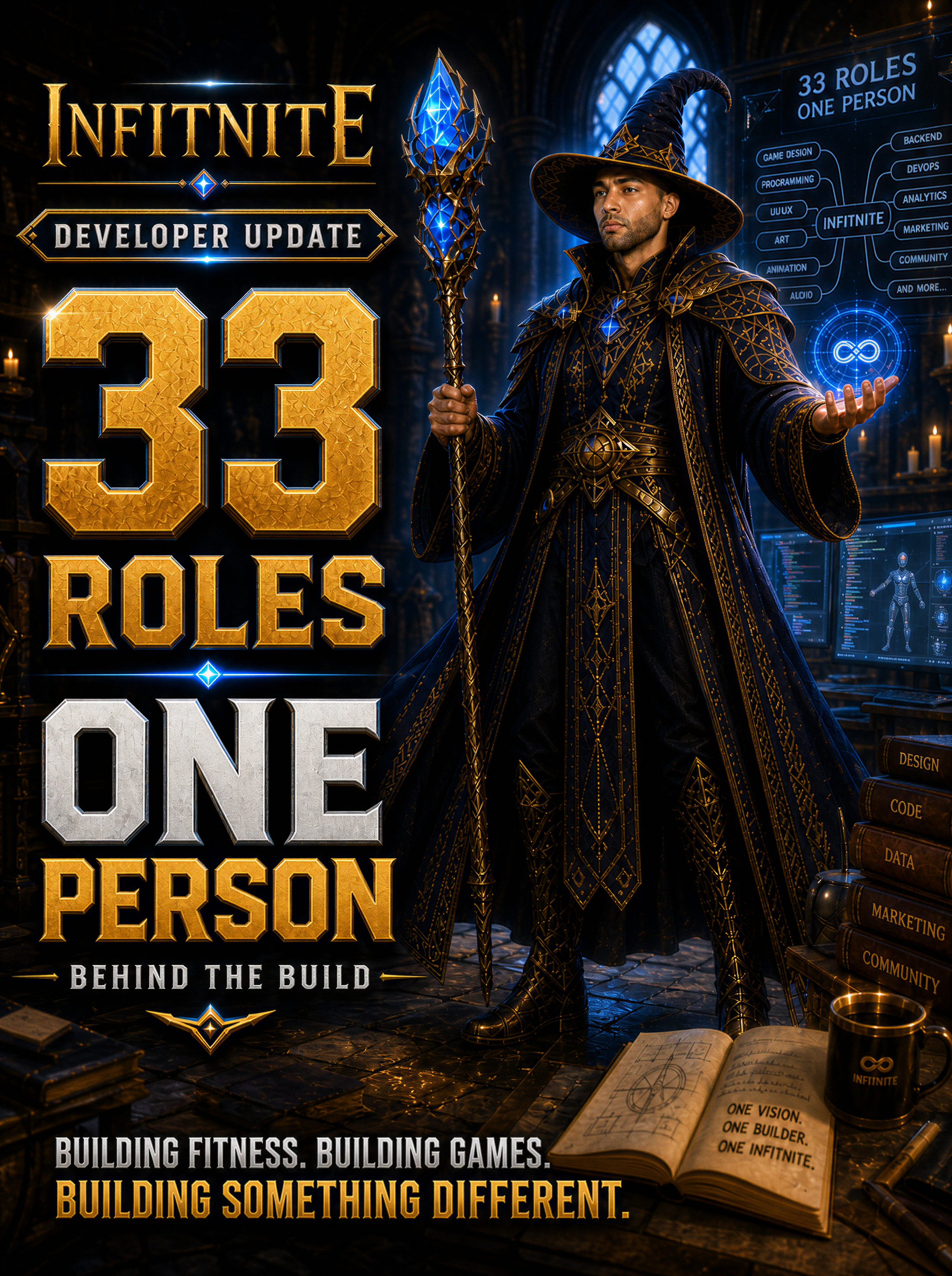 Developer Update: 33 Roles, One Person