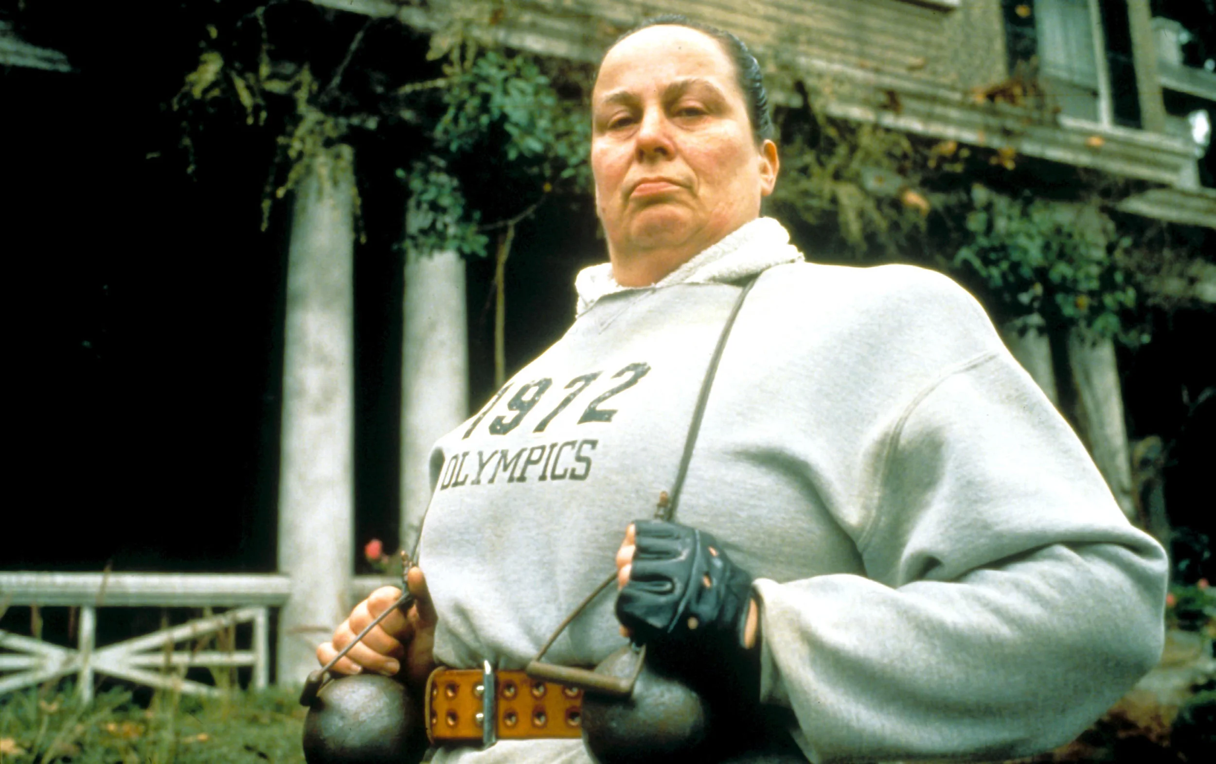 As Miss Trunchbull in the 1996 film version of Matilda