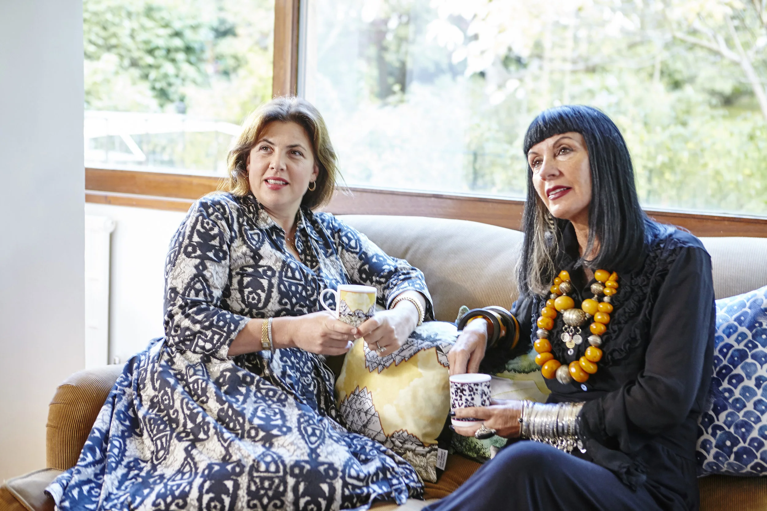 Fan Kirsty Allsopp with the designer Sue