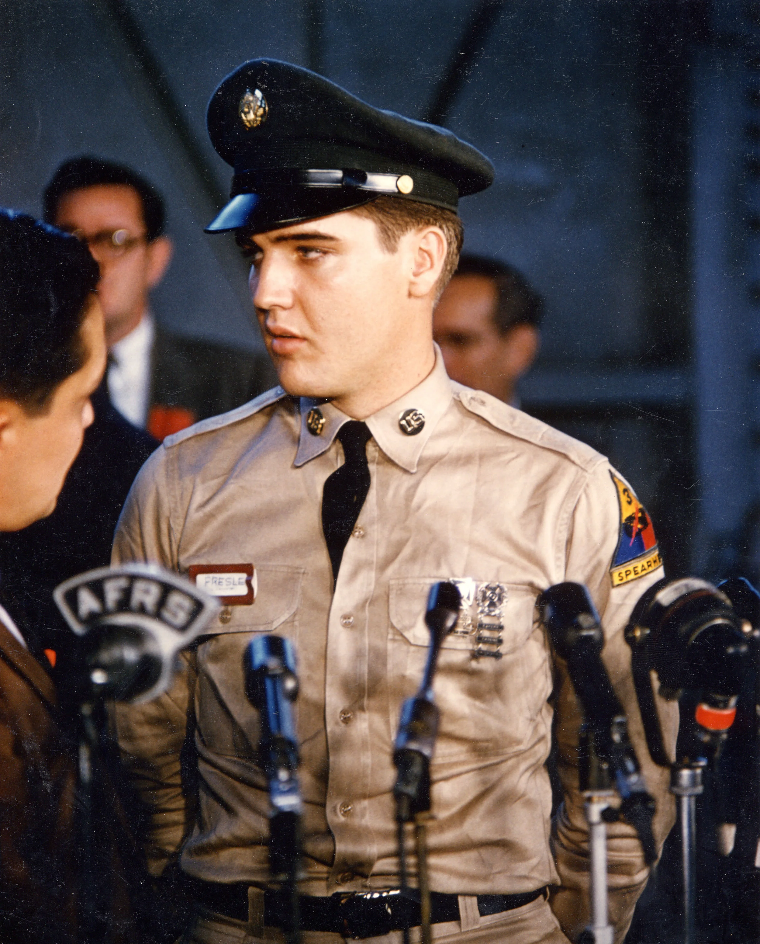 He was the epitome of handsome in his army uniform
