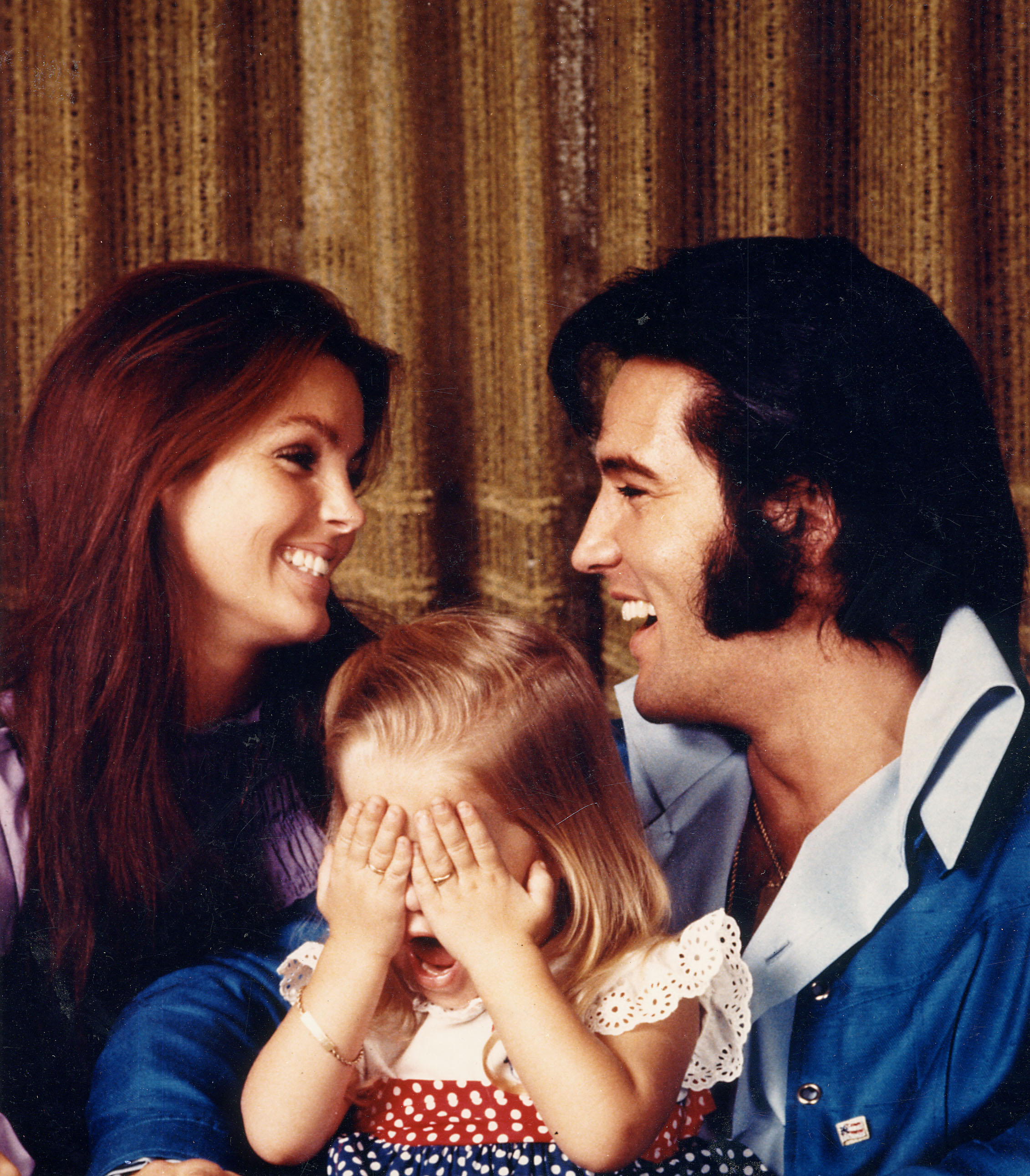 Elvis with Priscilla and Lisa-Marie