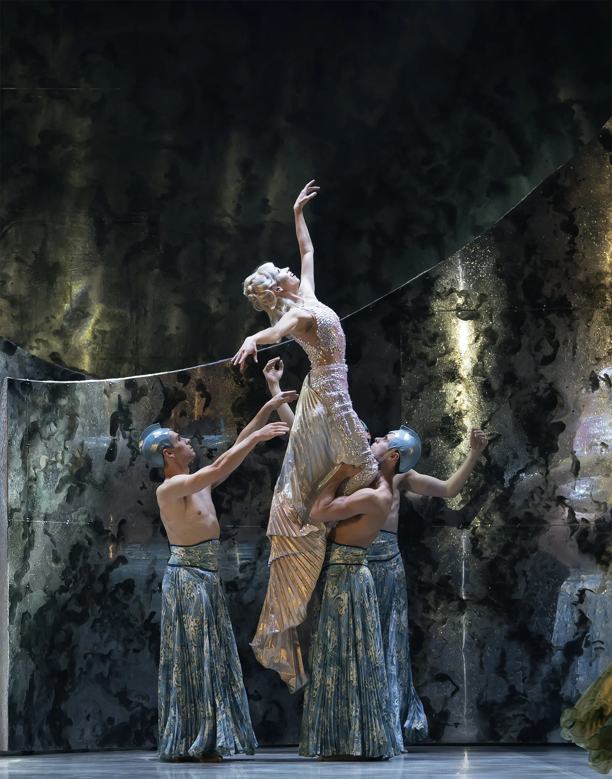 Abigail Prudames as Marilla with Northern Ballet dancers in David Nixon's The Little Mermaid. Photo Emma Kauldhar. (3).jpg