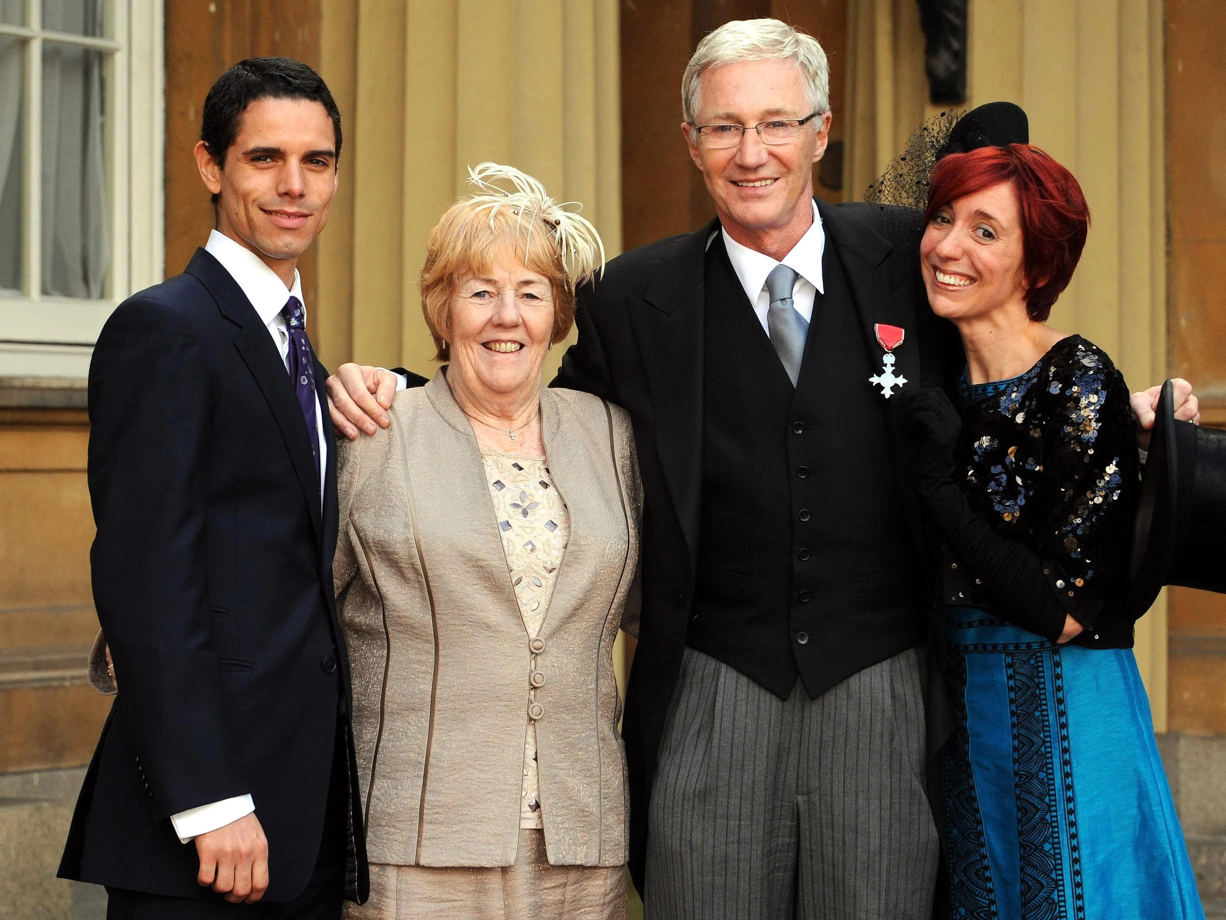 Paul and his partner, sister and daughter