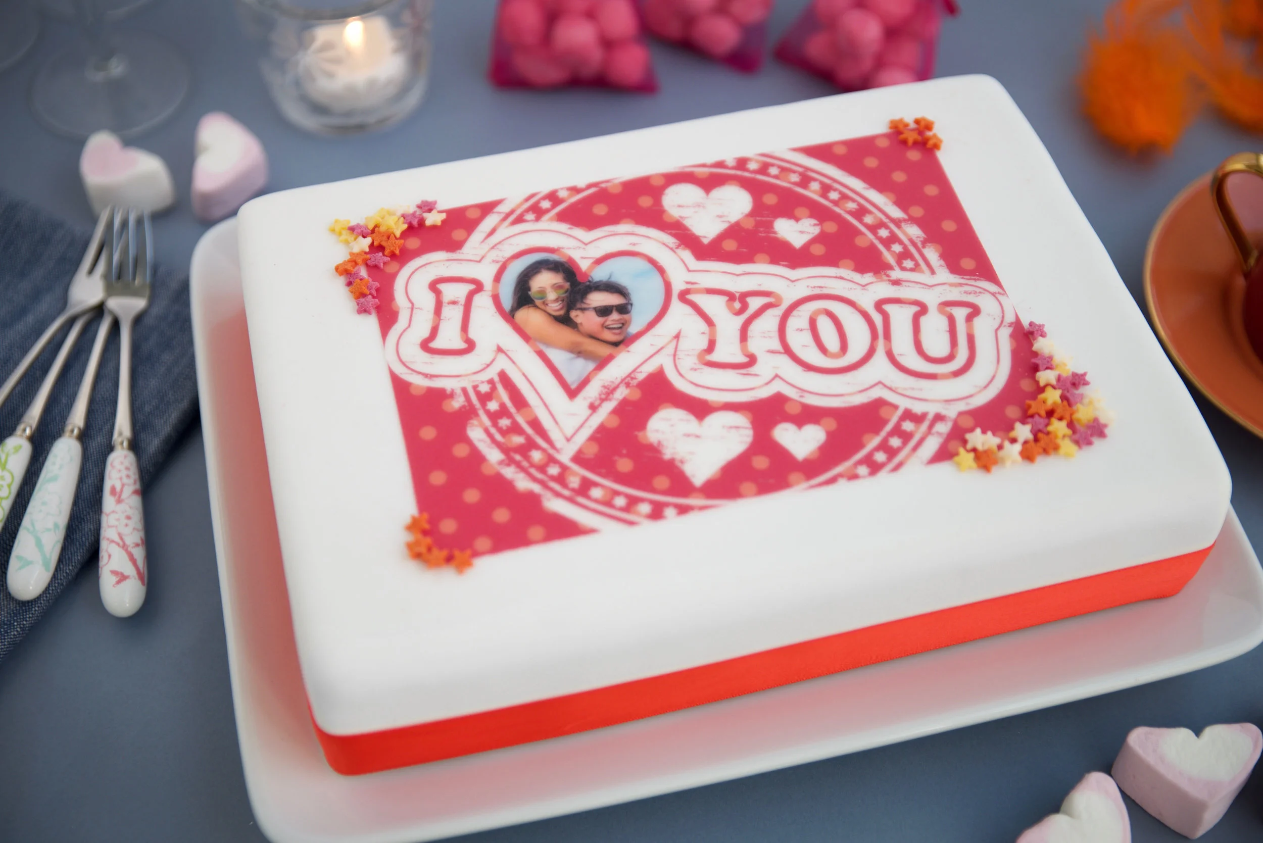 Print your beloved’s photo onto a cake at Asda and Morrisons for