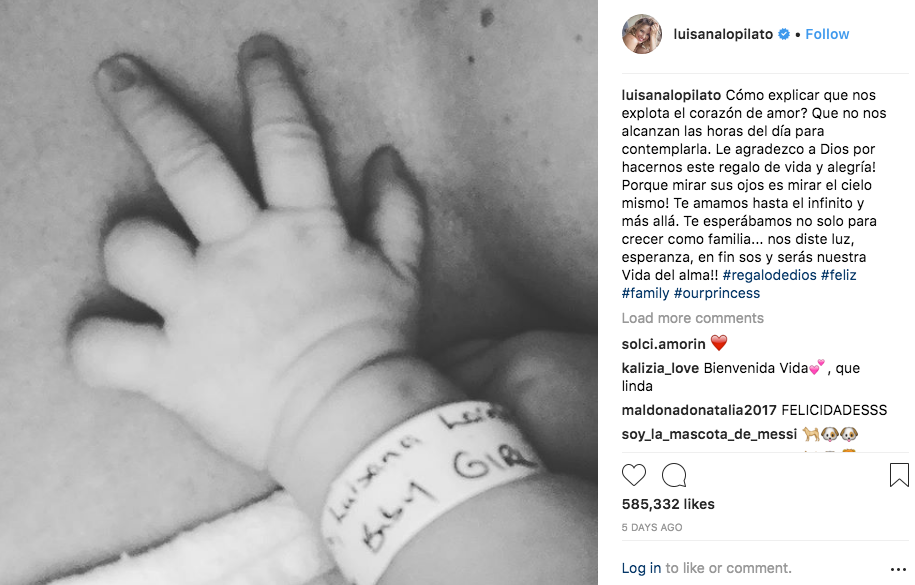 @luisanalopilato on Instagram