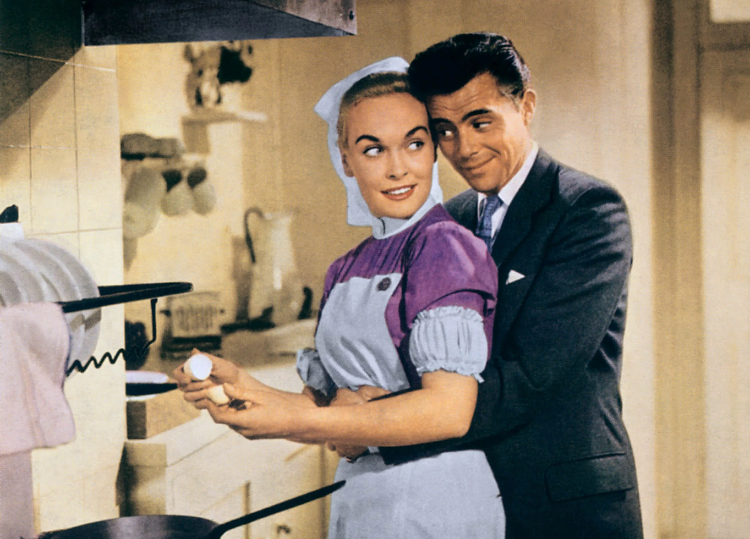 Dick in Doctor at Large (1957) alongside Shirley Eaton