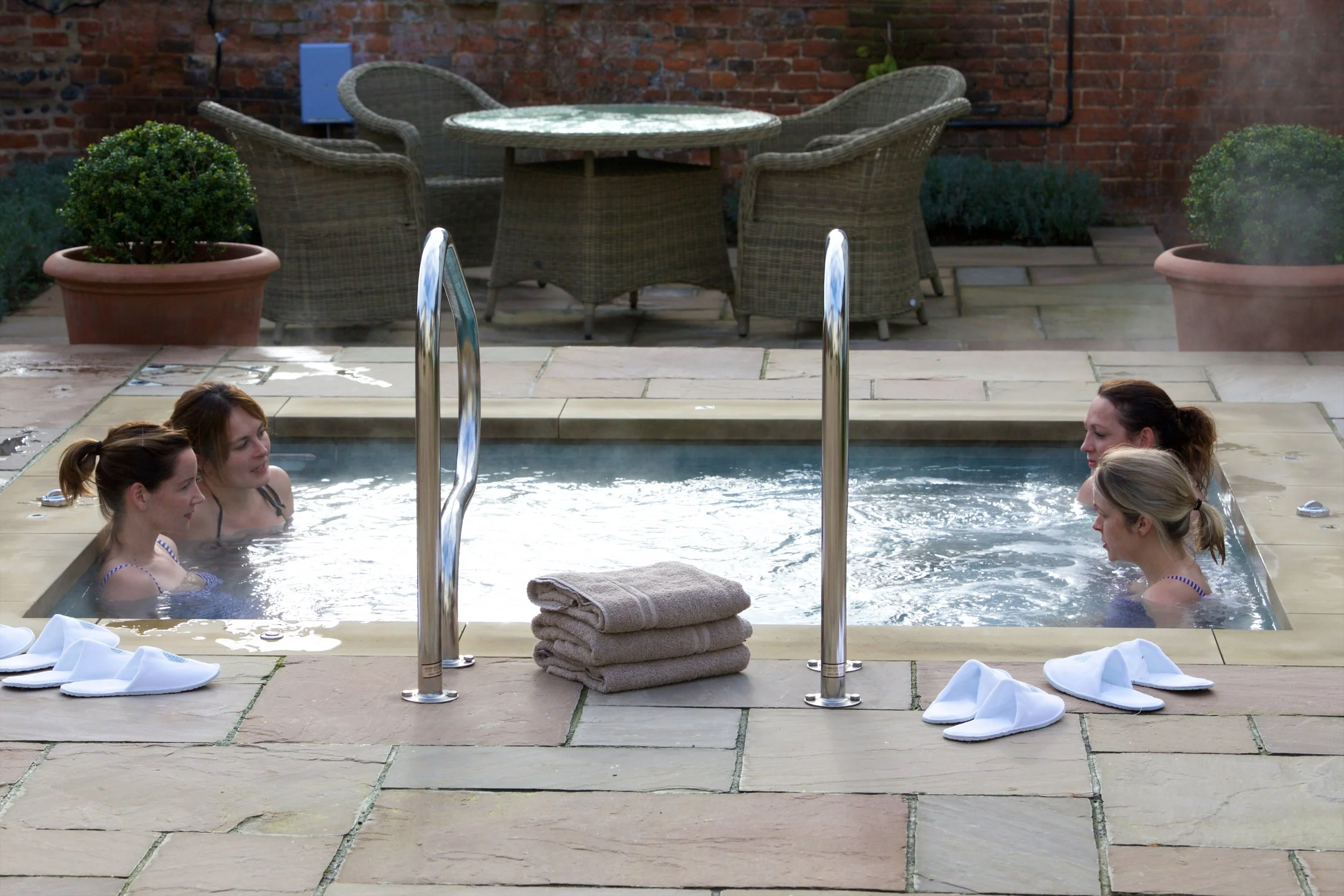 The vitality pool at Weaver’s House Spa