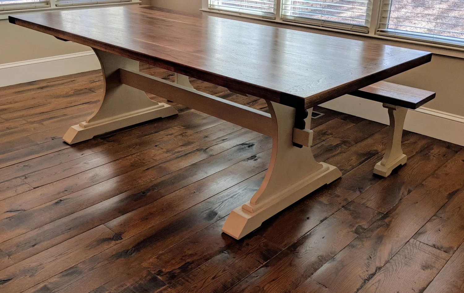 Custom Trestle Dining Table