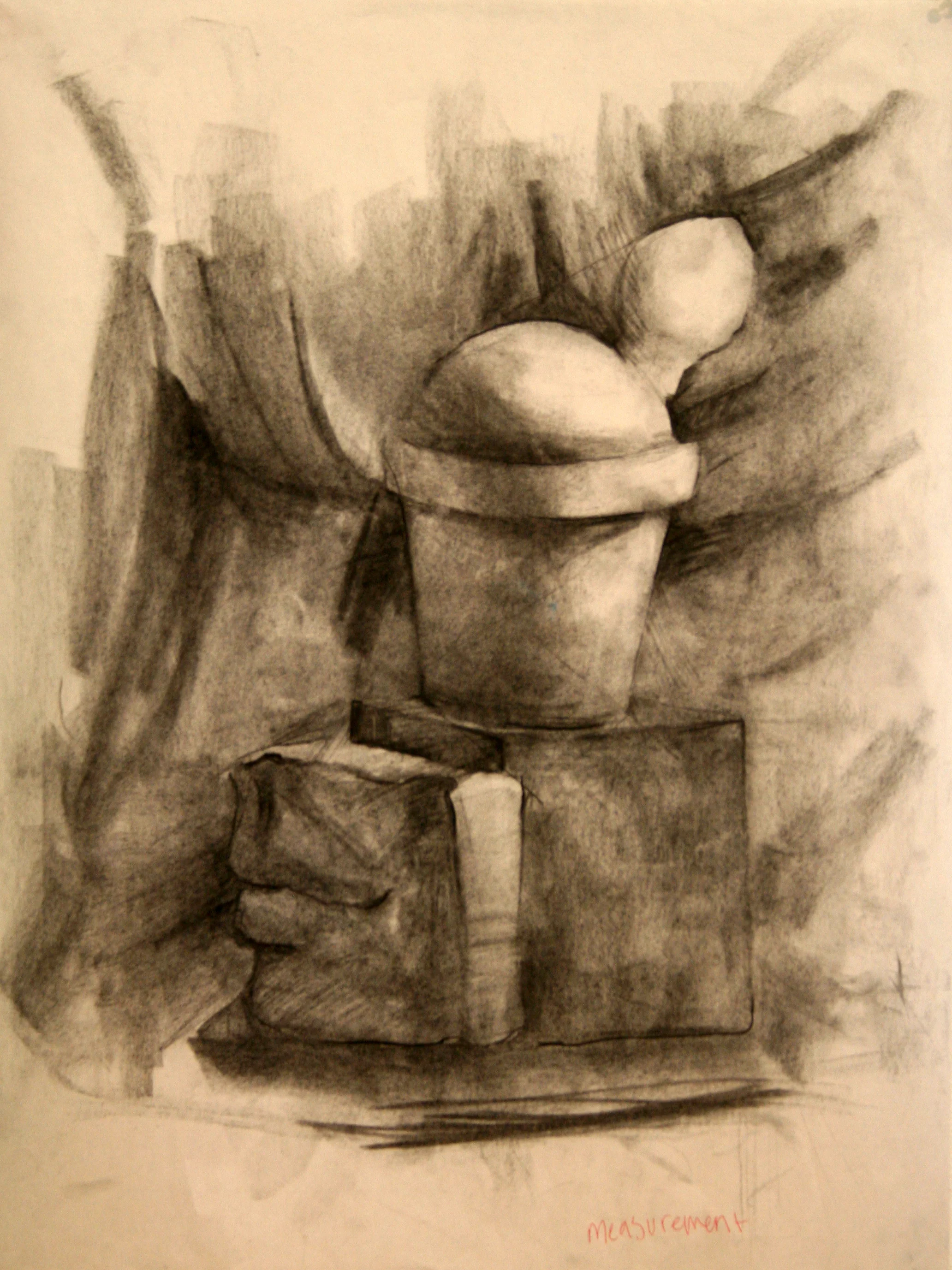 Drawing II 18x24" Charcoal