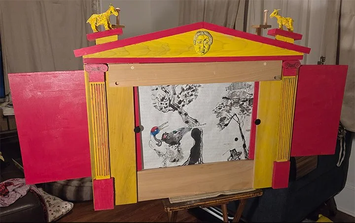 Crankie Box with opening doors