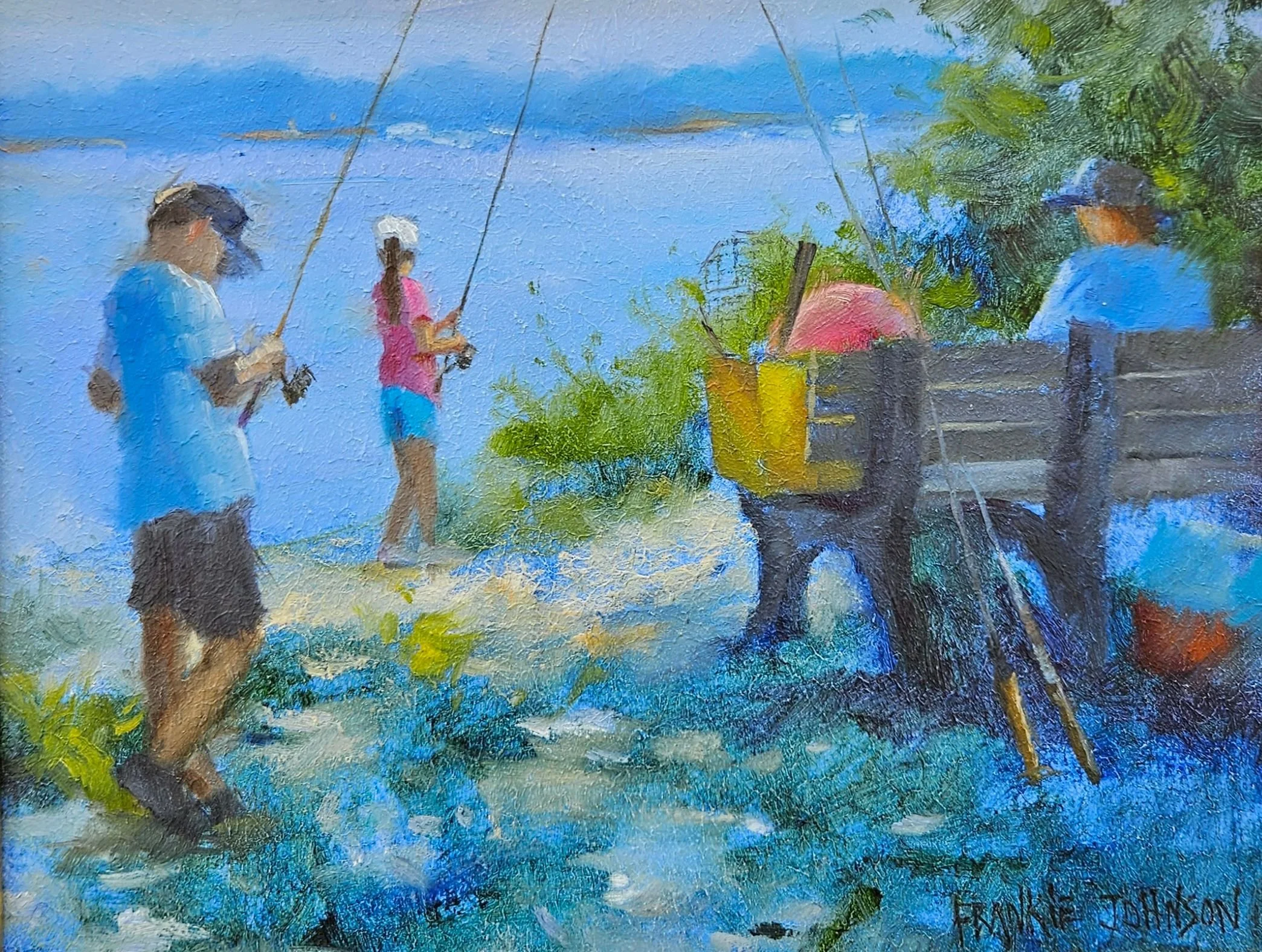 Fishing in Dappled Light
