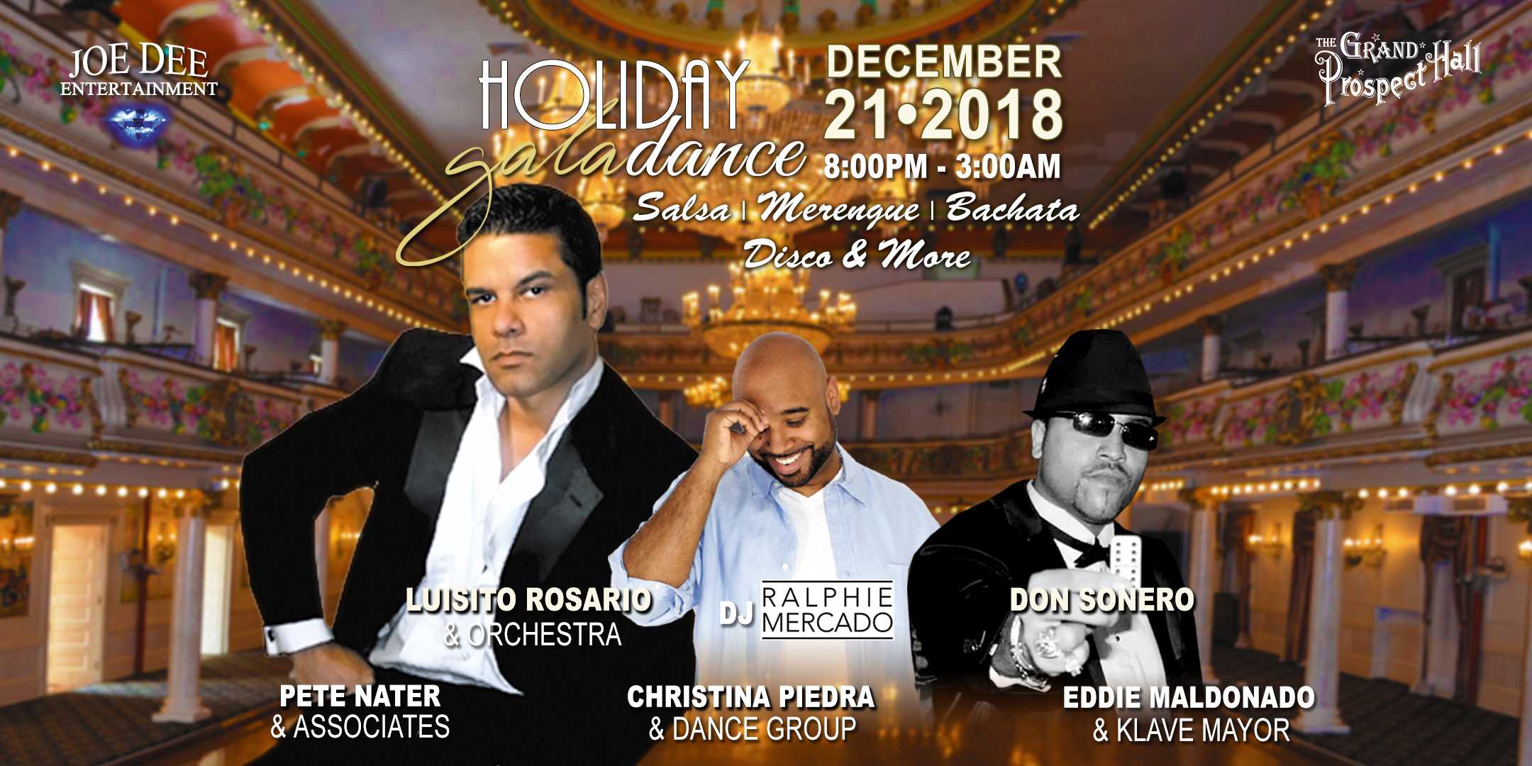 Holiday Gala Dance - Salsa, Merengue, Bachata, Disco &amp; More 