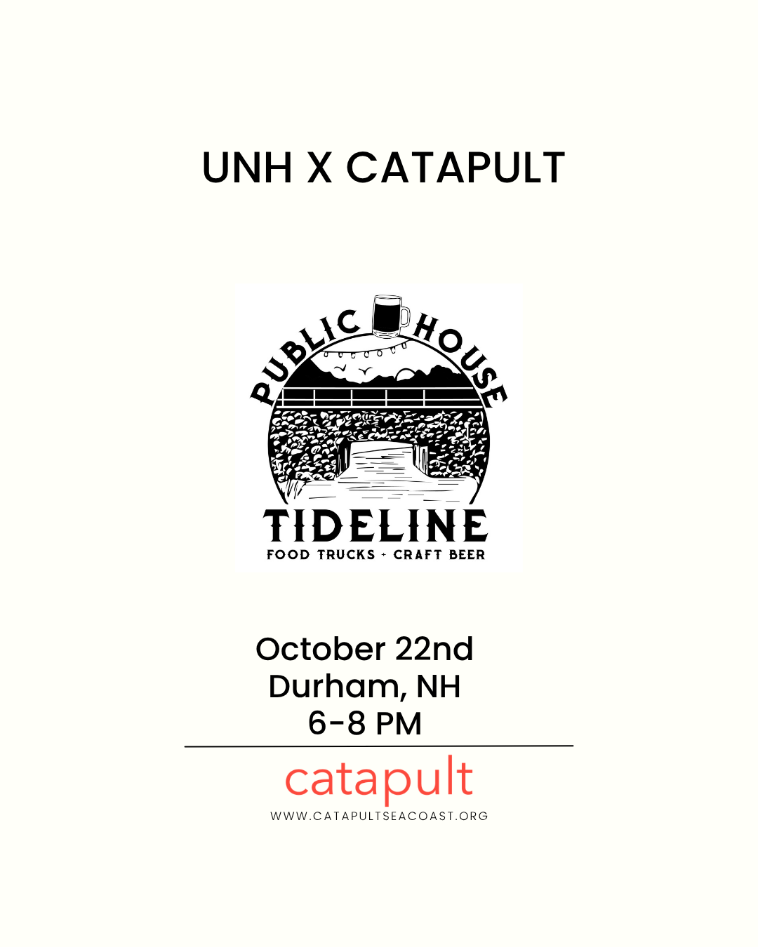 UNH and Catapult event artwork