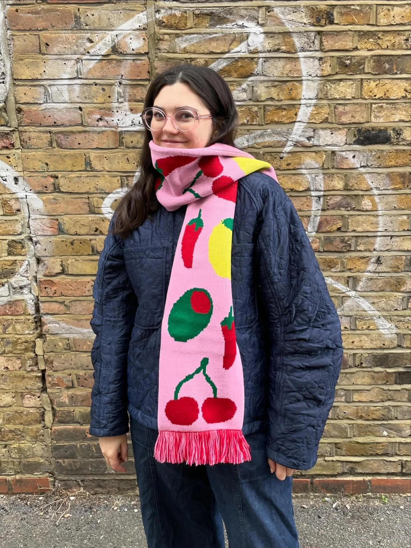 🧣 scarves are back baby! 🧣

Last year you guys went wild for the scarves and I&rsquo;ve brought them back even better than before. Longer, thicker, better, stronger, snugglier - you name it! 

2 brand new designs (chilli and fruit &amp; veg) and of