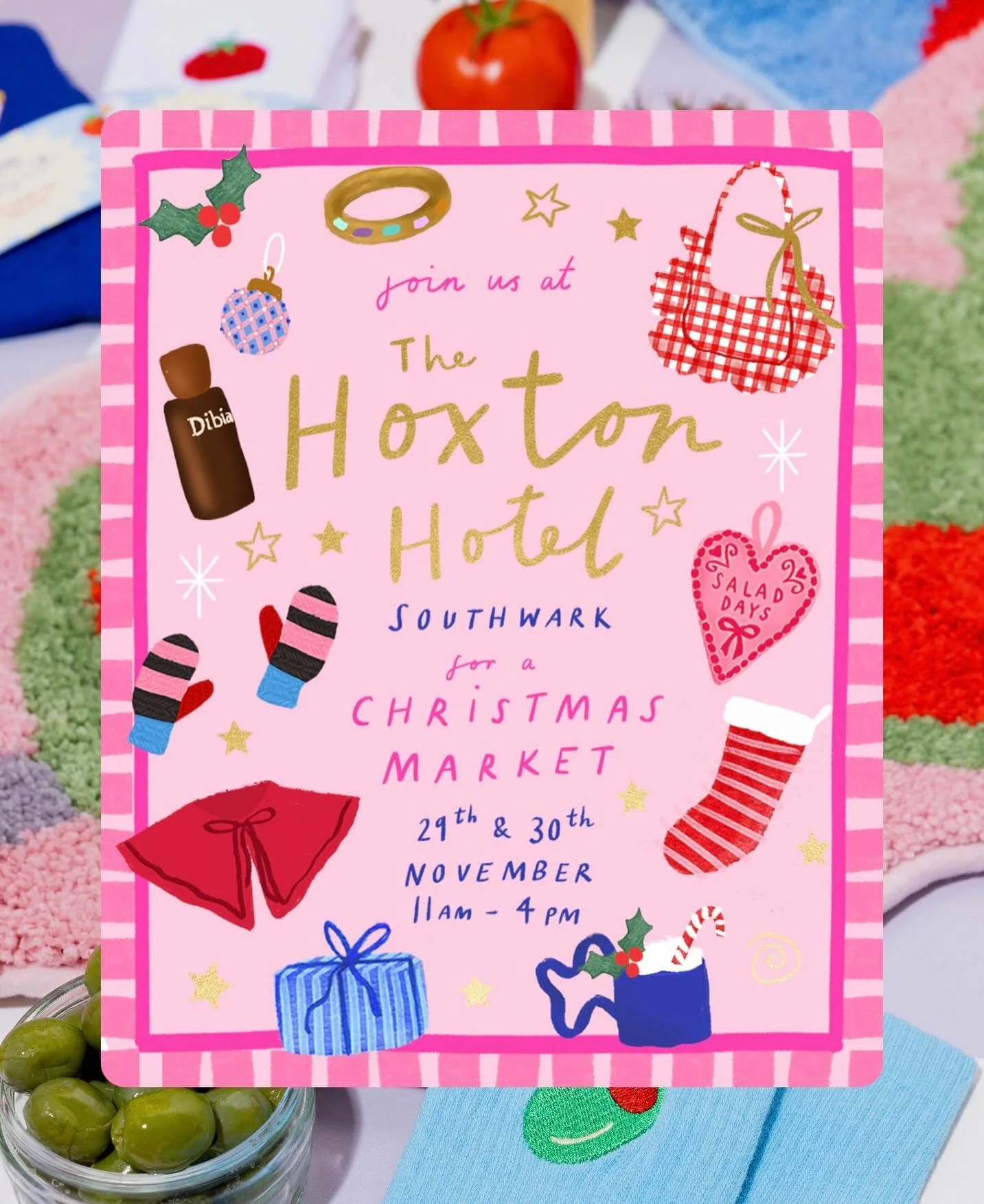 🎁🛍️ it&rsquo;s the most wonderful time of the year 🛍️🎁

@saladdaysmarketlondon Christmas Market time!!! 🎄

So so excited to be at Hoxton Hotel in Southwark on Saturday 29th November - such a lovely luxurious location to come and browse Christmas