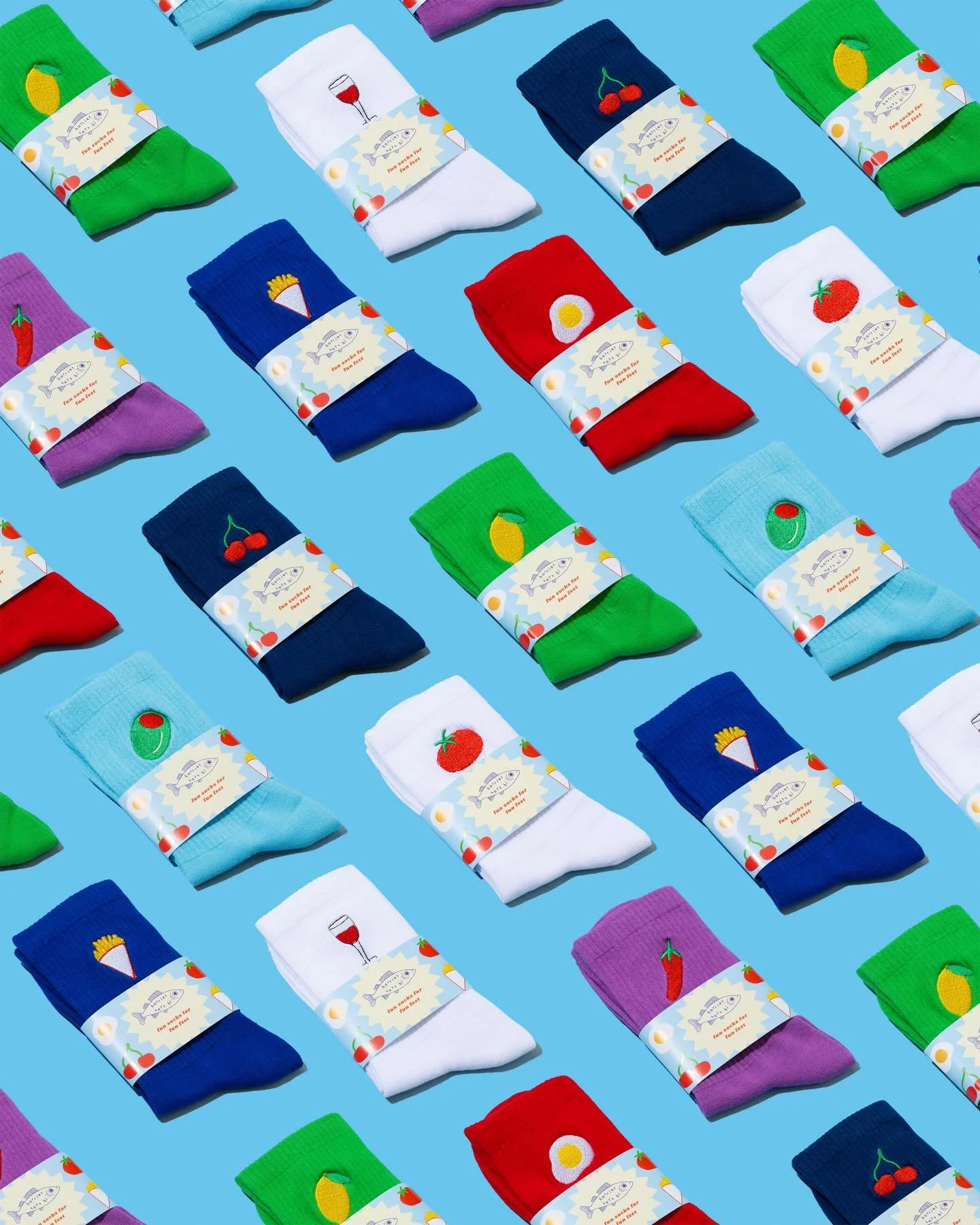 Socks galore! You&rsquo;ll be able to shop my full collection of fun socks for fun feet at @saladdaysmarketlondon this Saturday. Perfect for gifting, stocking fillers, secret Santa, or just a treat for yourself! 🧦

Absolutely in love with all my fab