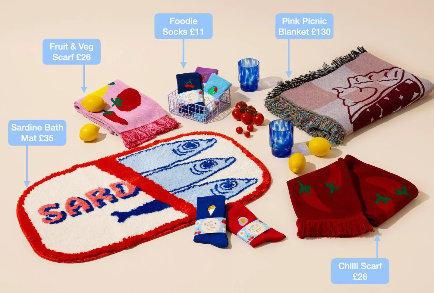 Looking for the perfect gift for your foodie-loving friend / partner / family member / colleague / pet sitter / neighbour / post man / etc, then look no further! 

These are some of my favourite, and most popular Harriet Says Hi items - a gift to sui