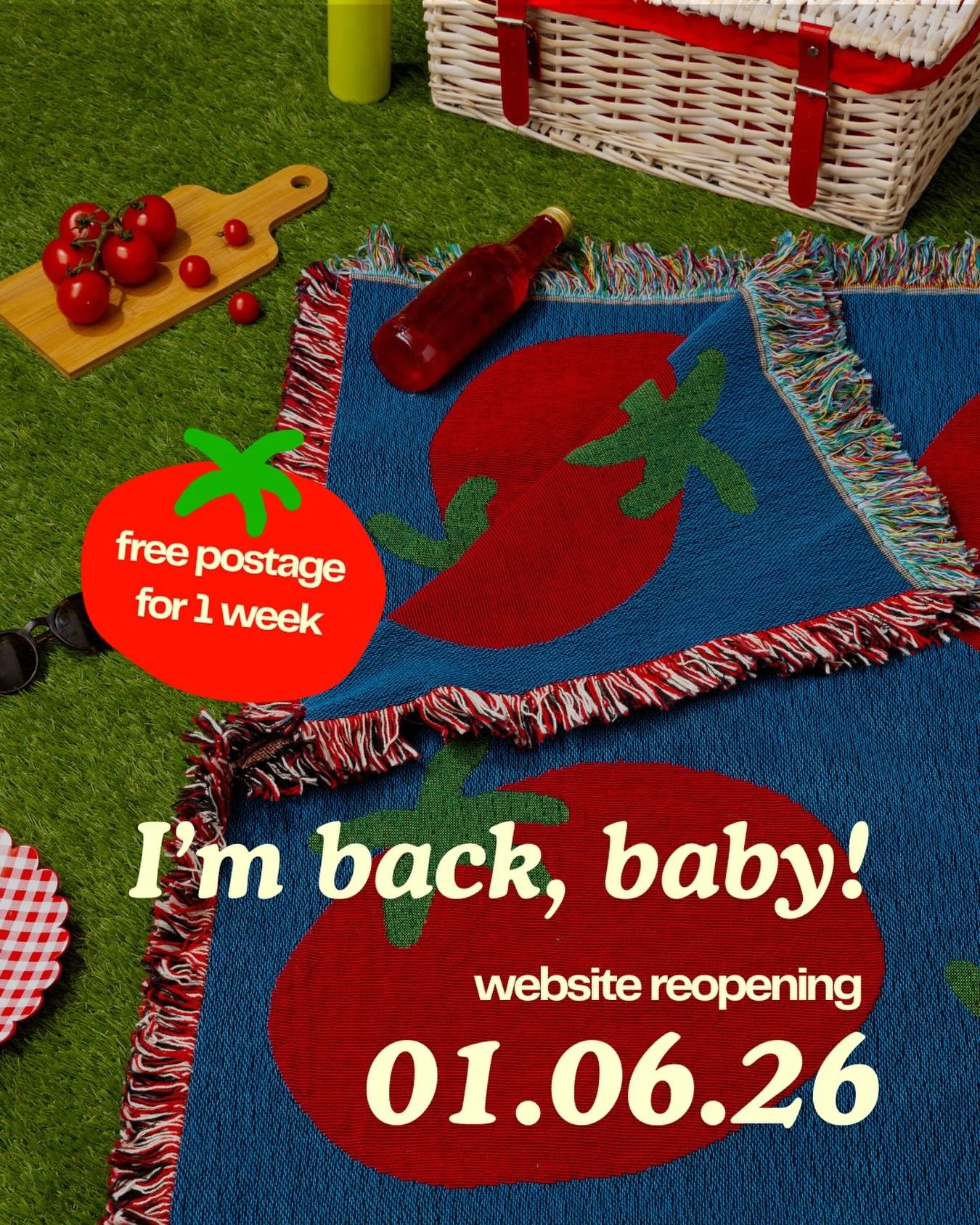 I&rsquo;m back, baby! 👋 

My little baby Apple is almost 2 months old and I&rsquo;m ready to make a slow return back to the wonderful foodie world of Harriet Says Hi. My website is reopening on Monday 1st June and I&rsquo;ll be doing free postage fo