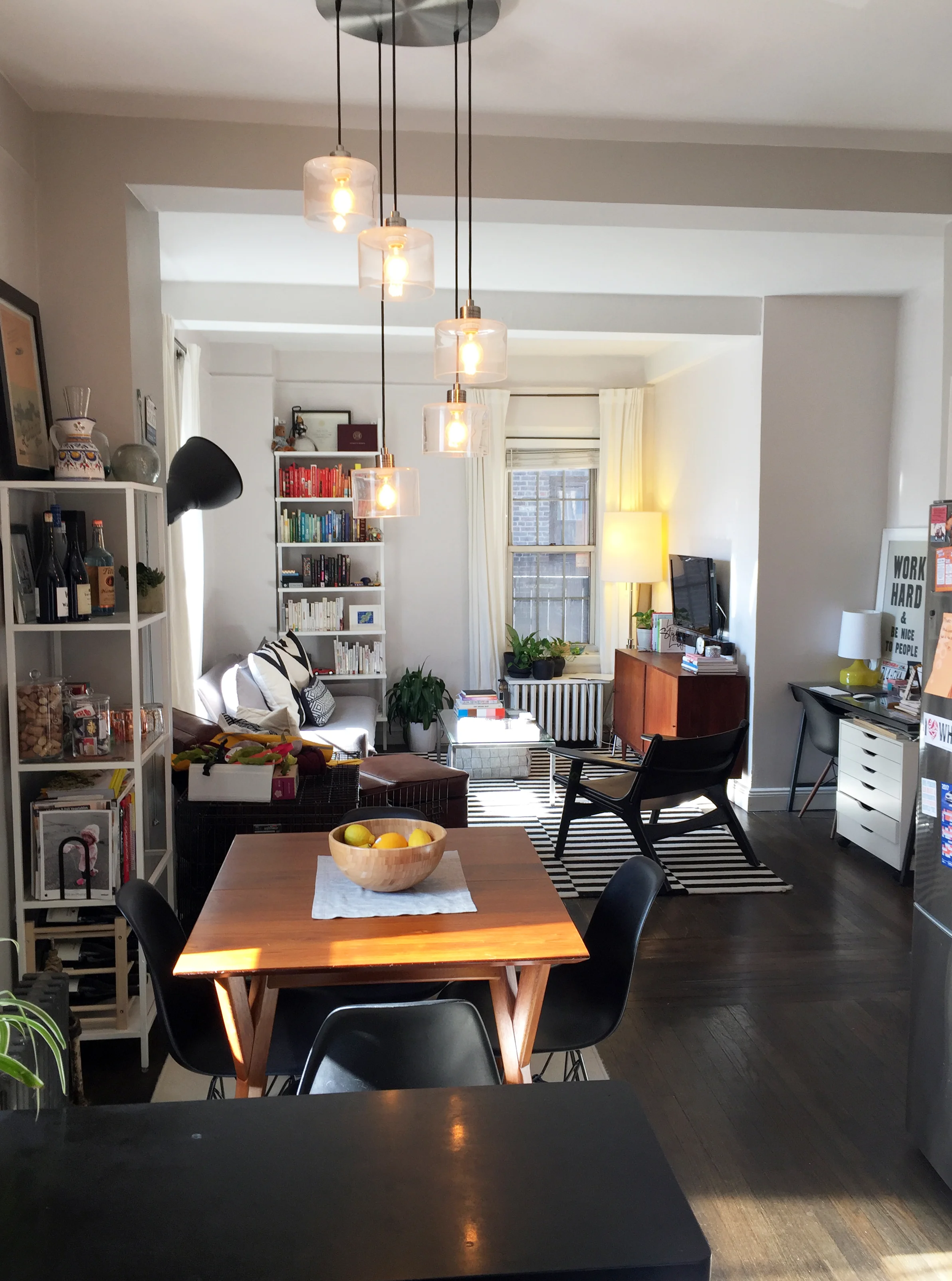 Kitchen + Living Room