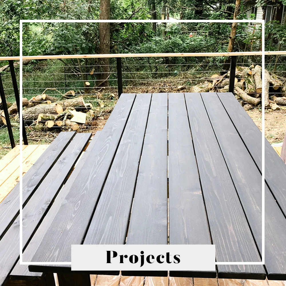 How I Made This: 8 Foot Outdoor Dining Table