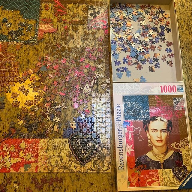 #frida year two.  Still not done. Leaving #cabopulmonationalpark Tuesday am for #newarkairport @balanceofbliss @shelleystablenj  Will I finish on time?  Will I need a mask for Frida if I put together her face?  Ah, #i❤️mexico  @sarahandmonster @rubyt