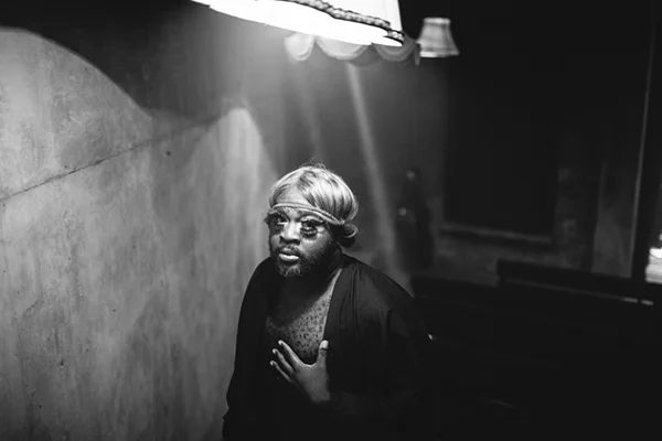 George – Before the Final Call Black and white photographs of the performer George Ikediashi taken by Lee Robbins.