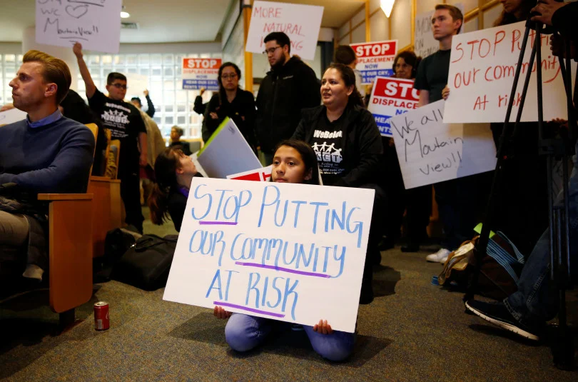 Mountain View City City Council meeting in the council chambers in Mountain View, Calif., on Tuesday, Dec. 11, 2018. (Nhat V. Meyer/Bay Area News Group)