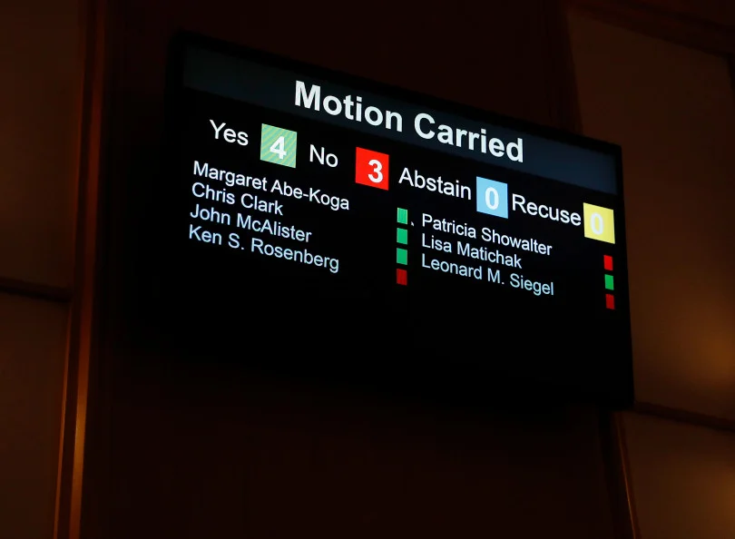 Mountain View City City Council meeting in the council chambers in Mountain View, Calif., on Tuesday, Dec. 11, 2018. (Nhat V. Meyer/Bay Area News Group)