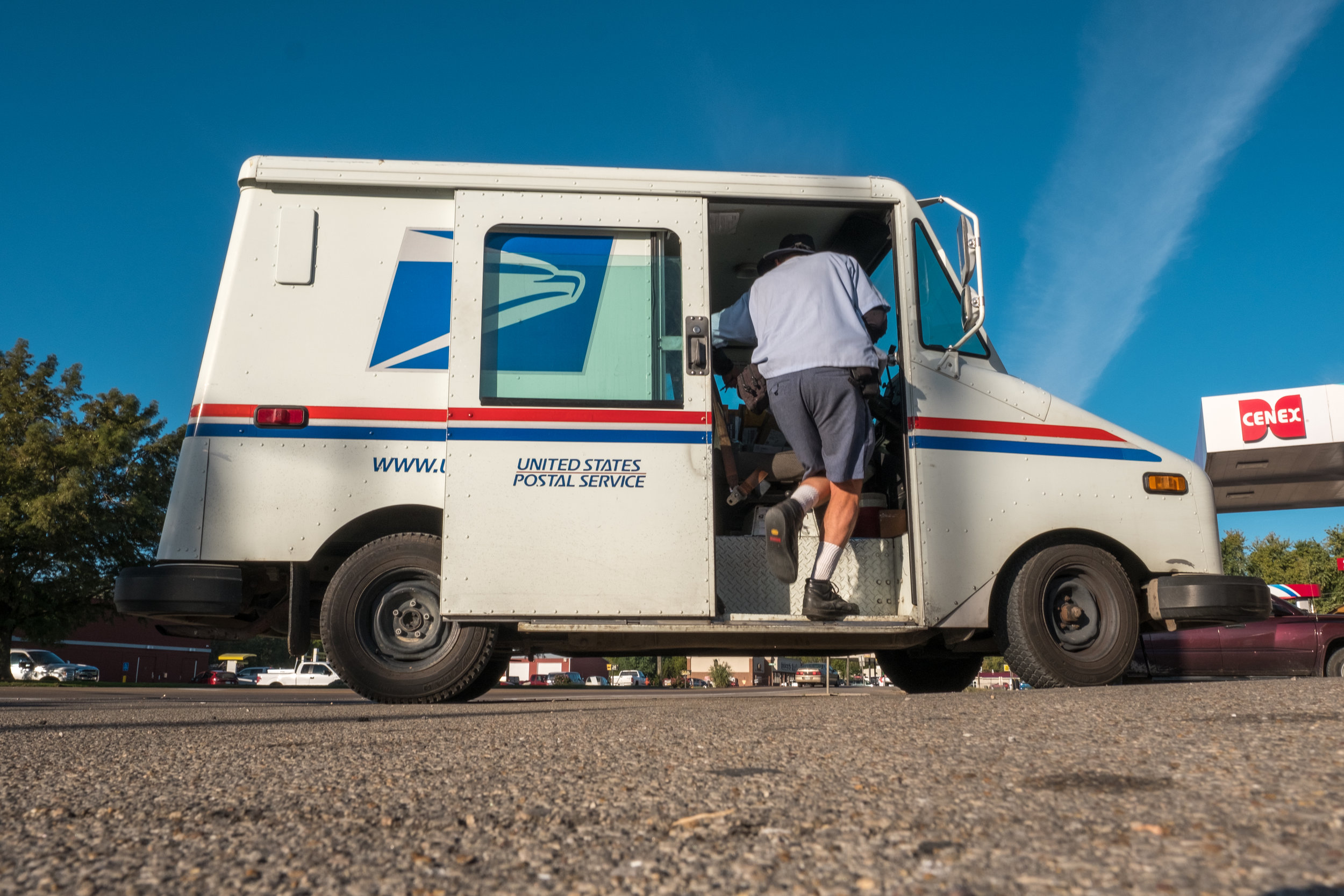  Constantly climbing in and out of the truck, loading and unloading packages, combined with the tens of thousands of miles he's walked over the years have taken a toll on Greg's body. 