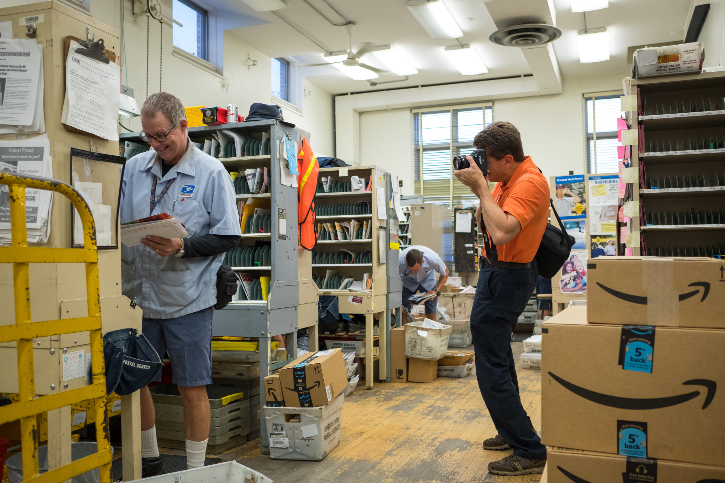  A local reporter/photographer documents Greg's last day at the post office.&nbsp; 