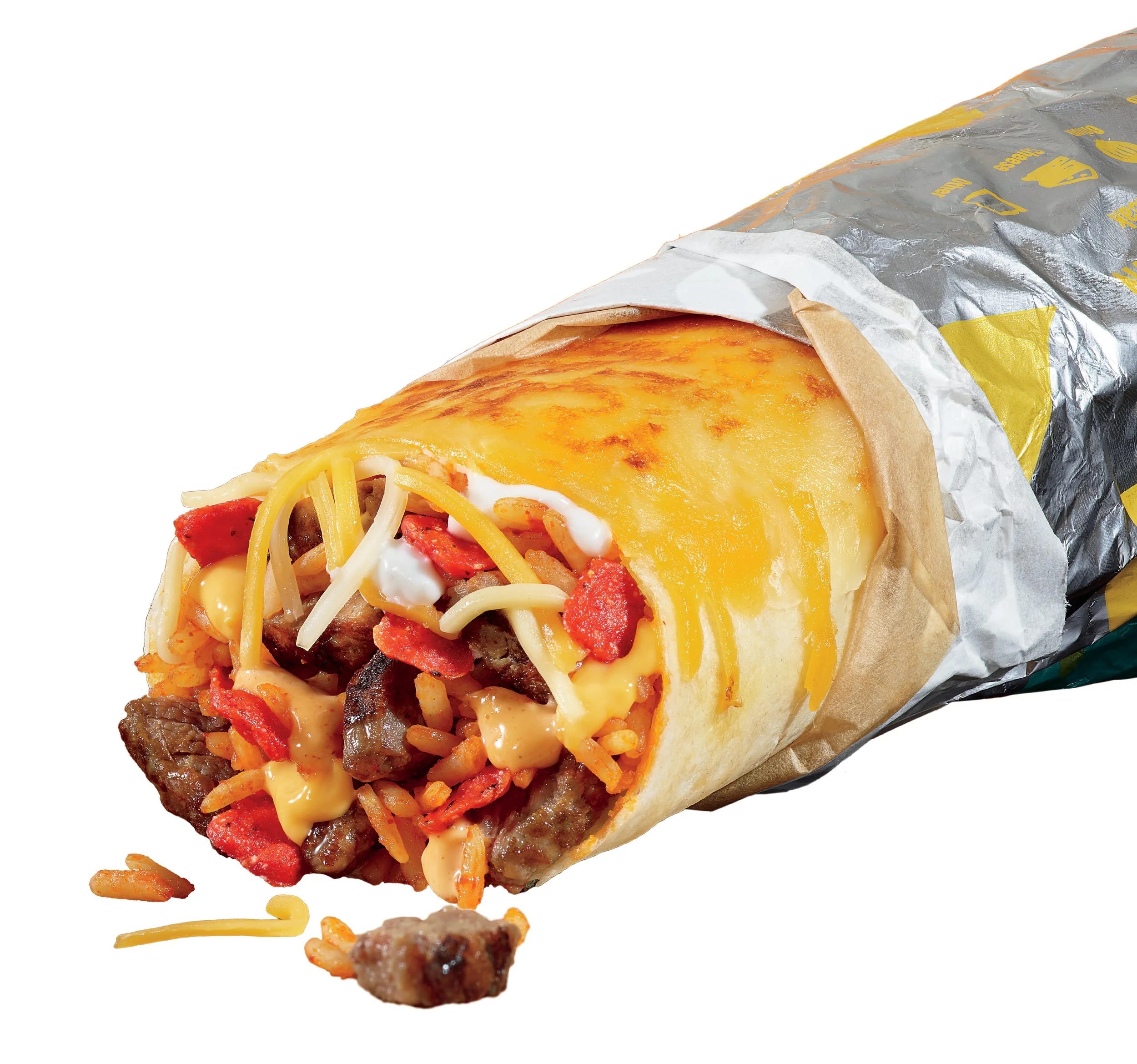Double Steak Grilled Cheese Burrito Recipe