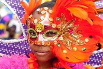 Disfraces coloridos en Trinidad y Tobago