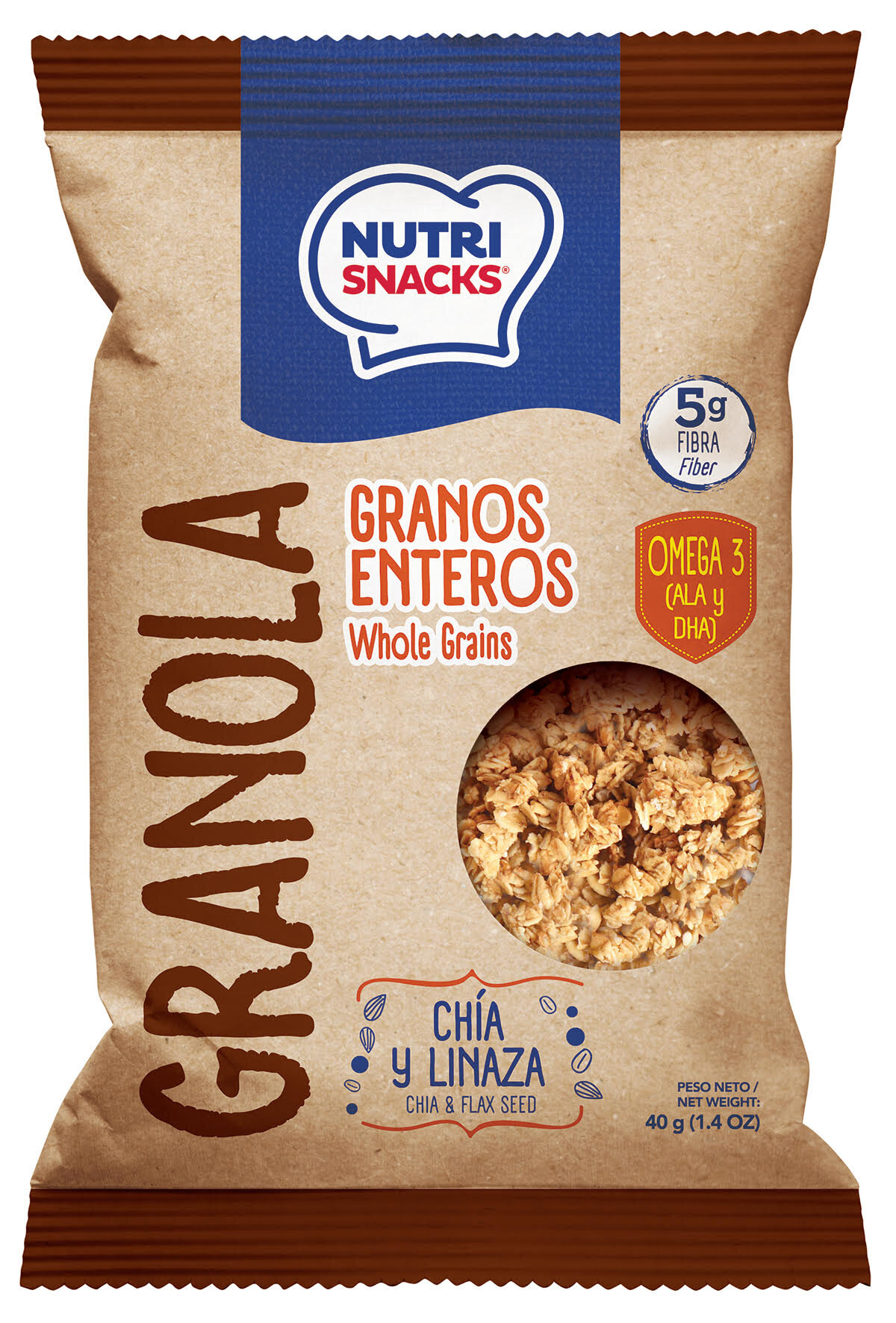 Granola sin Azúcar 600g, Snacks Saludables