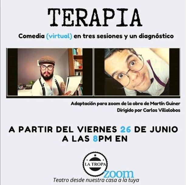 &iquest;List@ para tu sesi&oacute;n de TERAPIA virtual? @latropacr⁠
Esta loca comedia llega ahora por medio de Zoom y dejar&aacute; a m&aacute;s de un@ dudando de su cordura.⁠
.⁠
Si quer&eacute;s ser parte de esta experiencia registrate en www.latrop