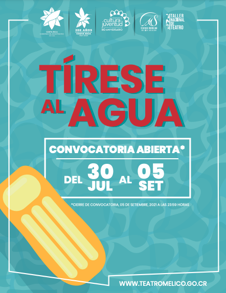 Hasta el 5 de setiembre - Producción y formación teatral se beneficiarán con nueva convocatoria del Taller Nacional de Teatro