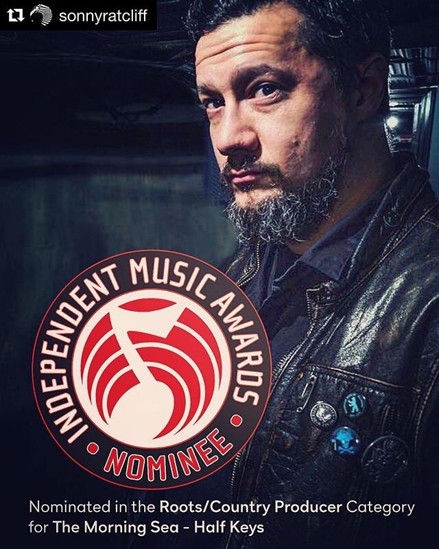 Congrats to @sonnyratcliff for his @imabuzz Independent Music Award nomination for his work as producer on our latest album, HALF KEYS. Give it a spin wherever you listen to music. 
#Repost @sonnyratcliff with @get_repost
・・・
I&rsquo;ve been nominate