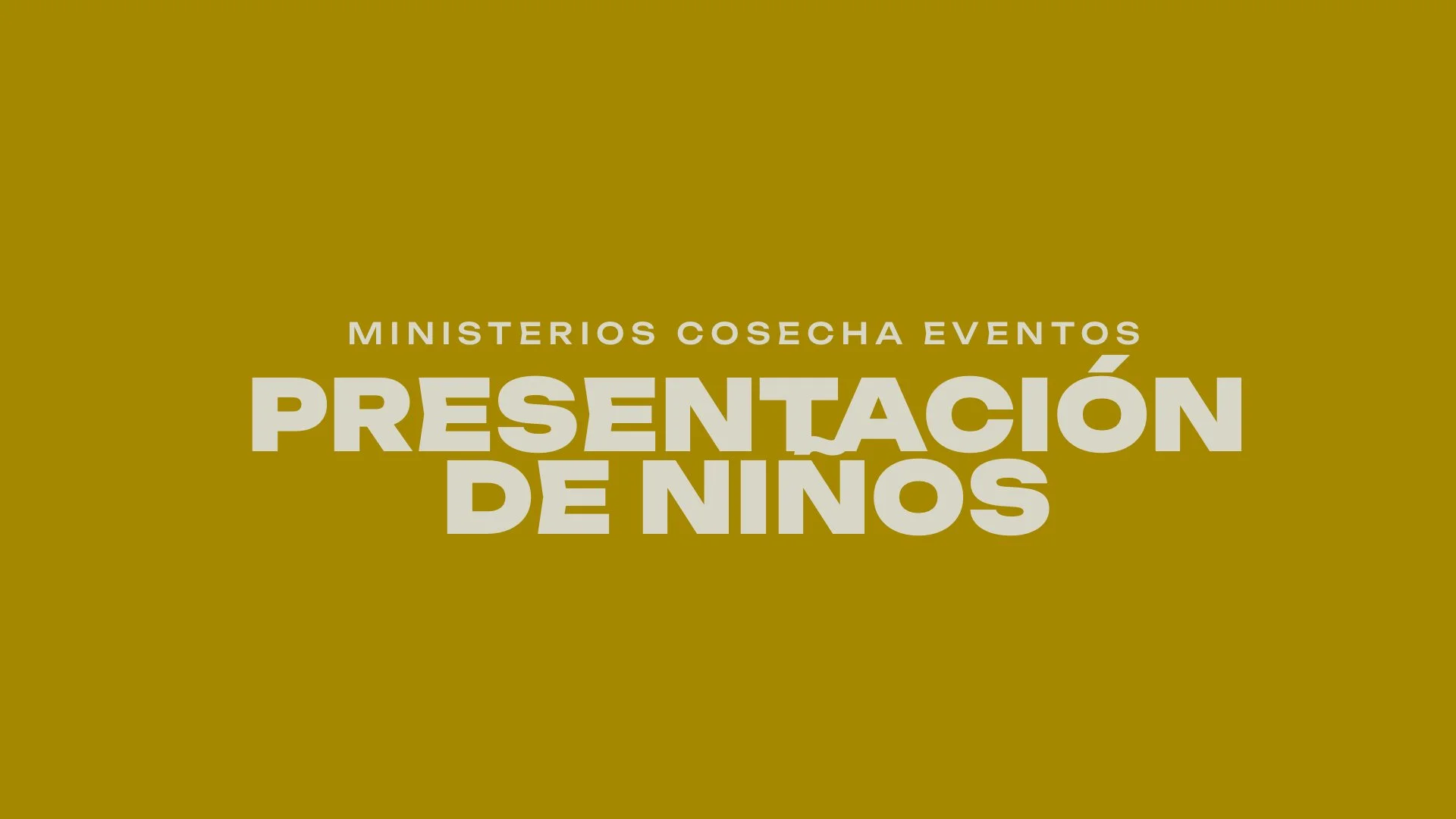 Presentacion de Niños