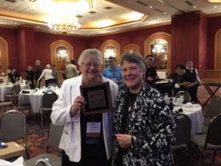 At the beginning of this month, Sister Mary was the recipient of an award given by the National Religious Vocation Conference in the United States at their biennial meeting held, this year, in Buffalo New York. Mary, who is President of the National Association of Vocation and Formation Directors of Canada, was honoured for “her outstanding leadership, service and dedication to vocation ministry in the Catholic Church.” Congratulations, Sister Mary