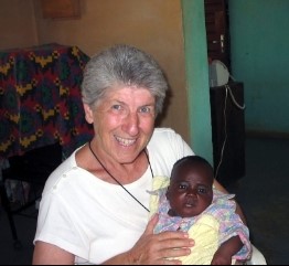 Rita Bujold, with baby